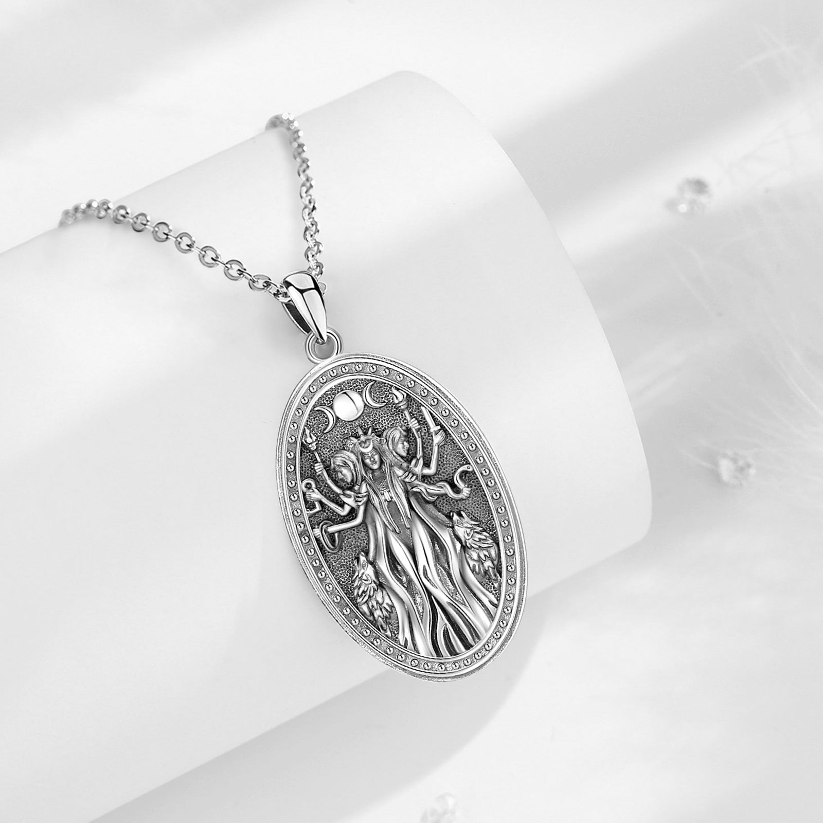 Eudora 925 Sterling Silver Tri - 925 Sterling Silver Chain Necklace Men 评论和价格