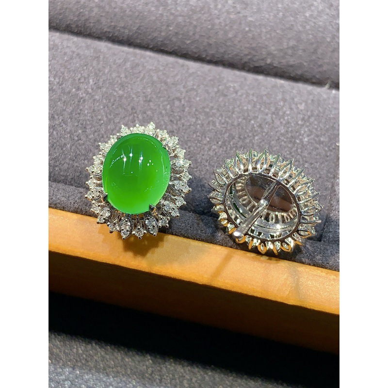 Ice-type positive yang green j - Earrings 评论和价格