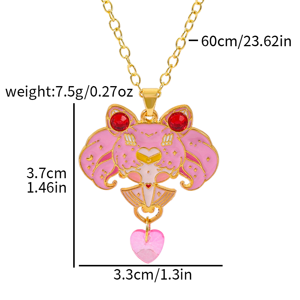 Anime Sailor Moon Tsukino Usag - Anime Pendant Necklace 评论和价格