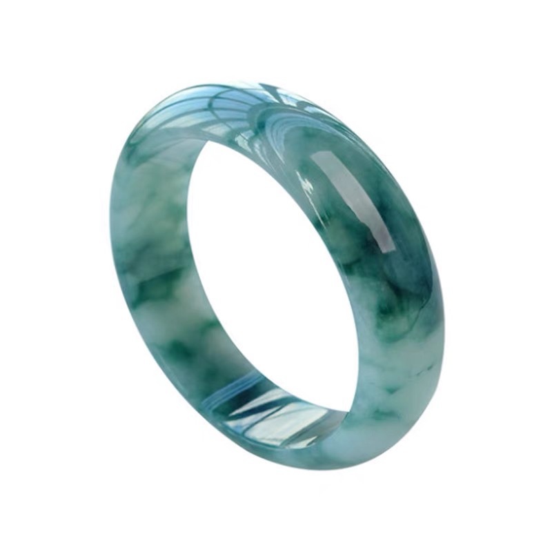 Ice Jadeite Bracelet from Myan - Bracelets 评论和价格