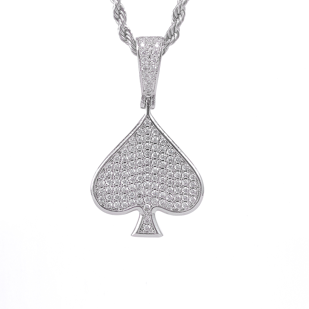 ESKEEm Iced Out VVS Moissanite - 925 Sterling Silver Chain Necklace Men 评论和价格