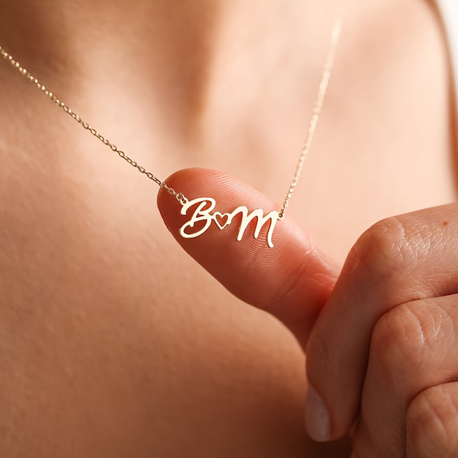 Custom Name Necklaces for Wome - Custom Name Necklace Stainless Steel 评论和价格