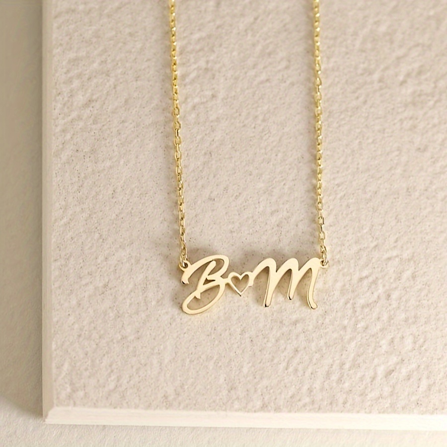 Custom Name Necklaces for Wome - Custom Name Necklace Stainless Steel 评论和价格