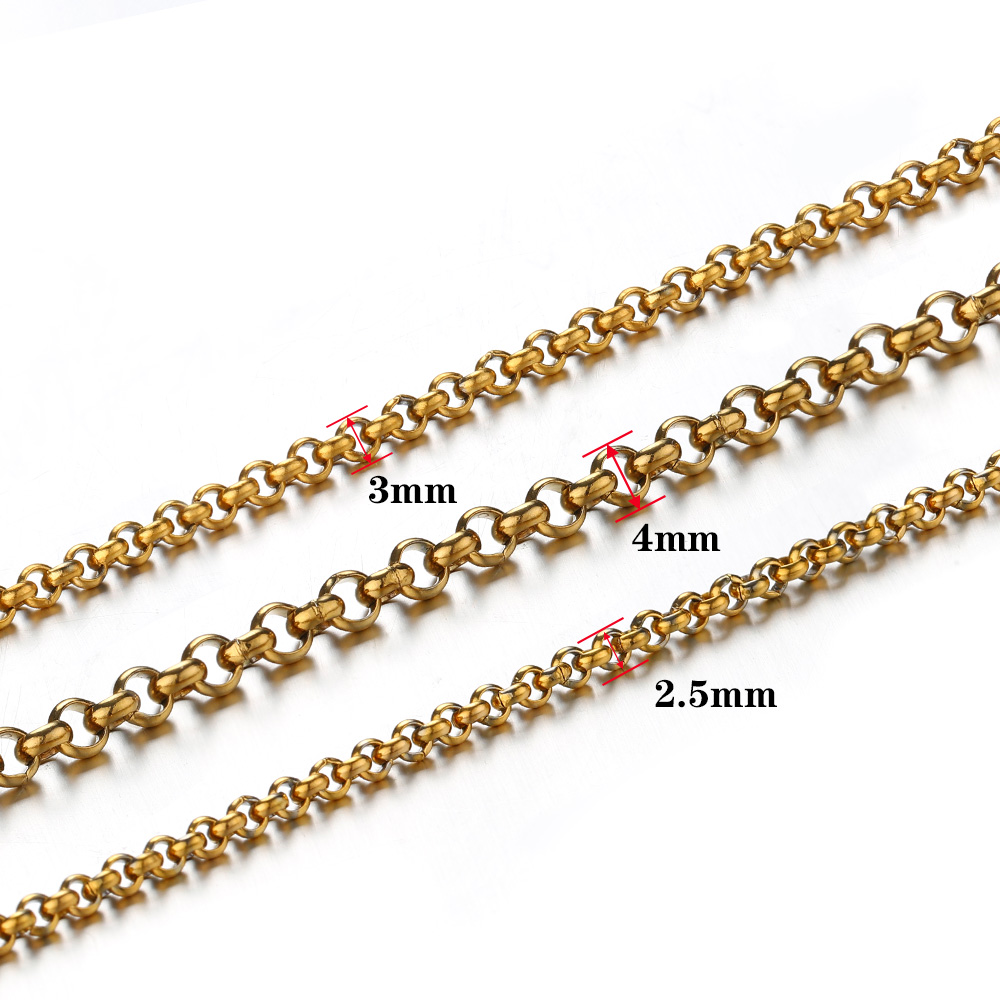 1 Meter 2-4mm Stainless Steel  - Body Jewelry 评论和价格