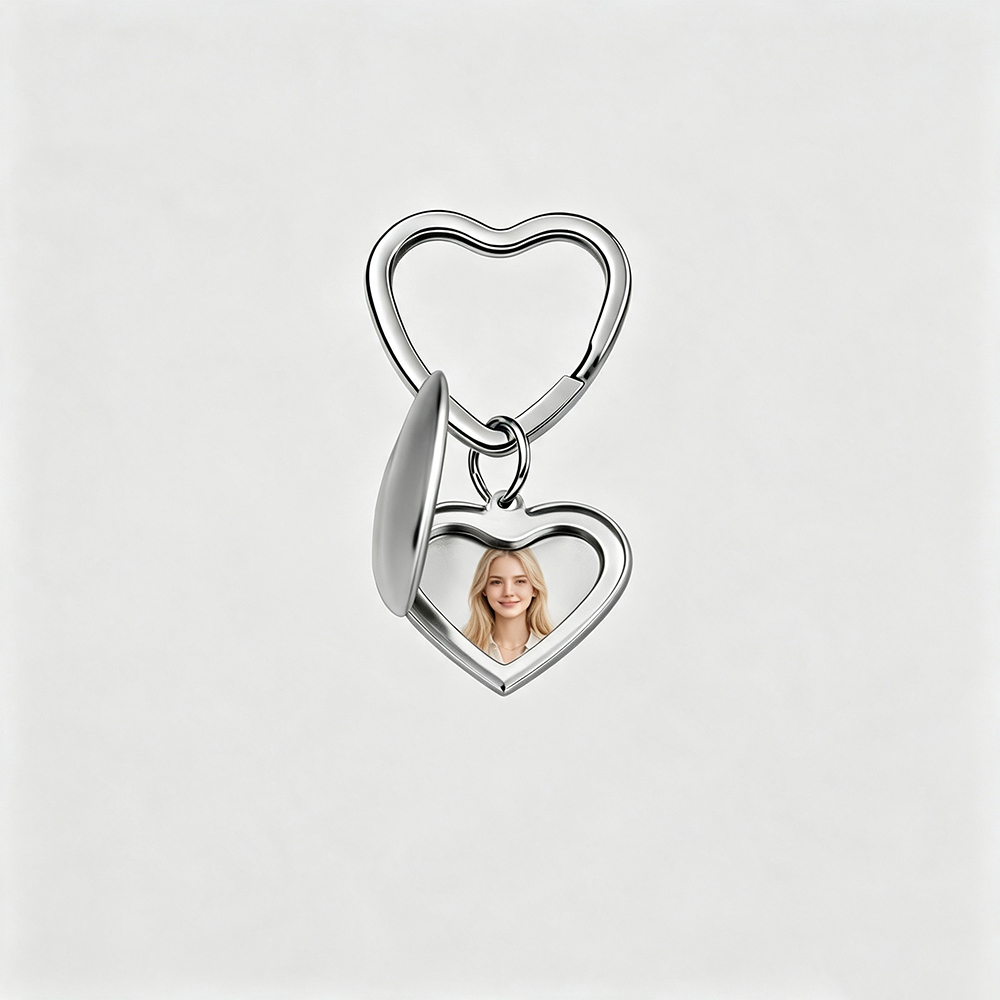 Fnixtar 10pcs Heart Photo Fram - Heart Locket Necklace Photo 评论和价格
