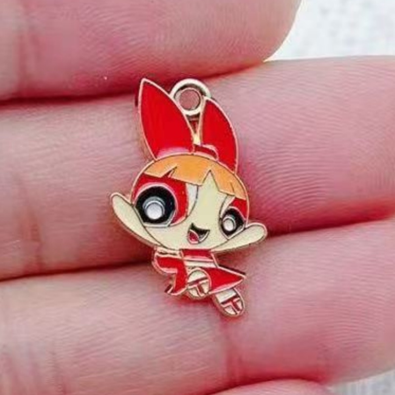 10pcs Alloy Oil-Dripping Carto - Earrings 评论和价格