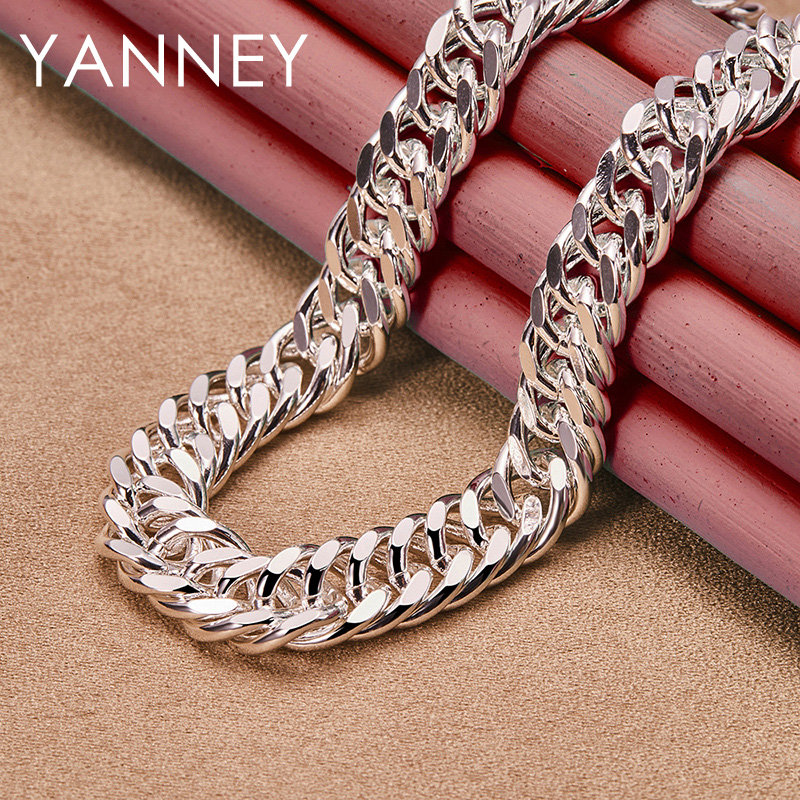 10MM 925 Sterling Silver 20/24 - Cuban Link Chain 12Mm 评论和价格