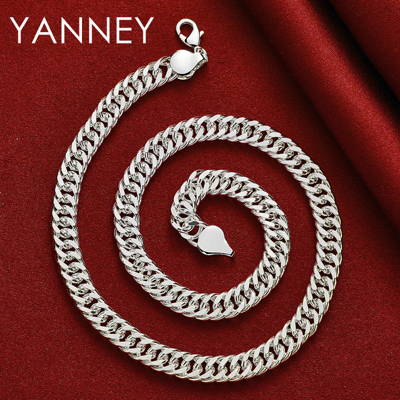 10MM 925 Sterling Silver 20/24 - Cuban Link Chain 12Mm 评论和价格
