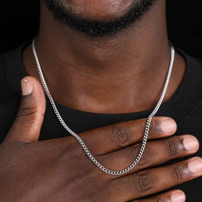 2mm Men's Cuban Chain Necklace - Cuban Link Chain 12Mm 评论和价格