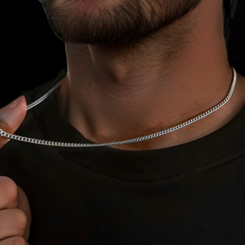 2mm Men's Cuban Chain Necklace - Cuban Link Chain 12Mm 评论和价格