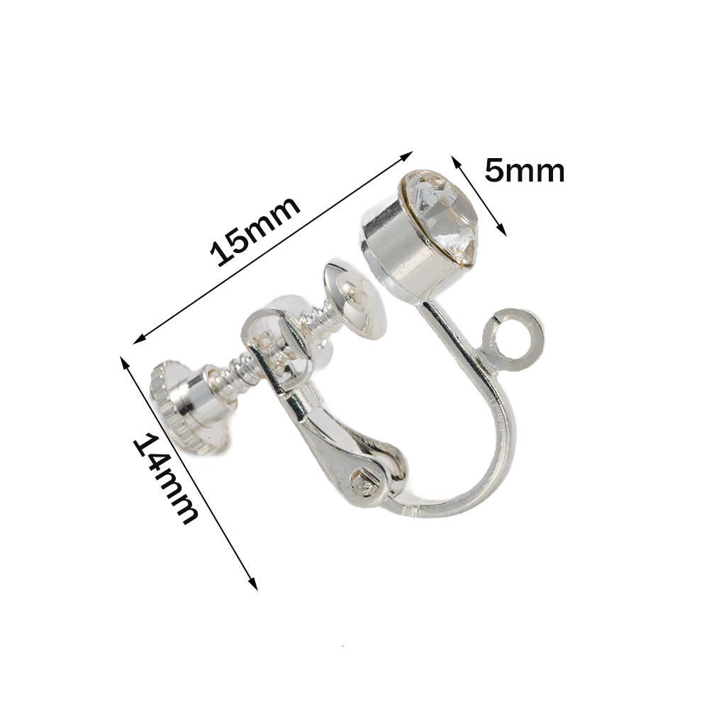 10pcs Brass Clip on Earring Co - Body Jewelry 评论和价格