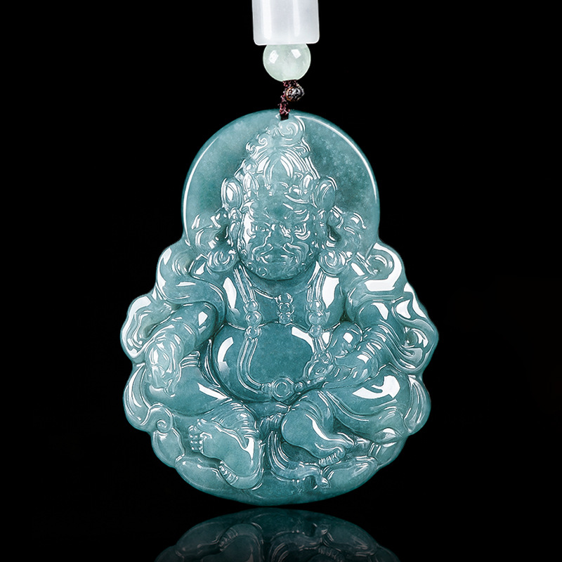 Burmese Jadeite Jambhala Penda - Necklaces 评论和价格