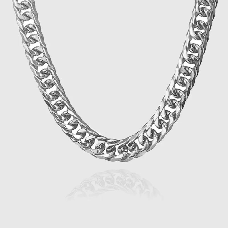 925 Sterling Silver 45-60cm 10 - Cuban Link Chain 12Mm 评论和价格