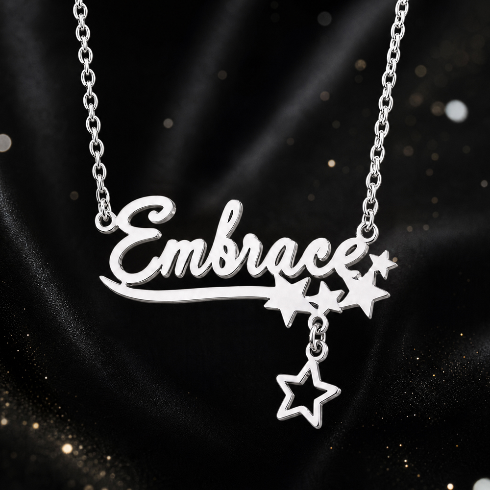 Custom Butterfly Name Necklace - Custom Name Necklace Stainless Steel 评论和价格