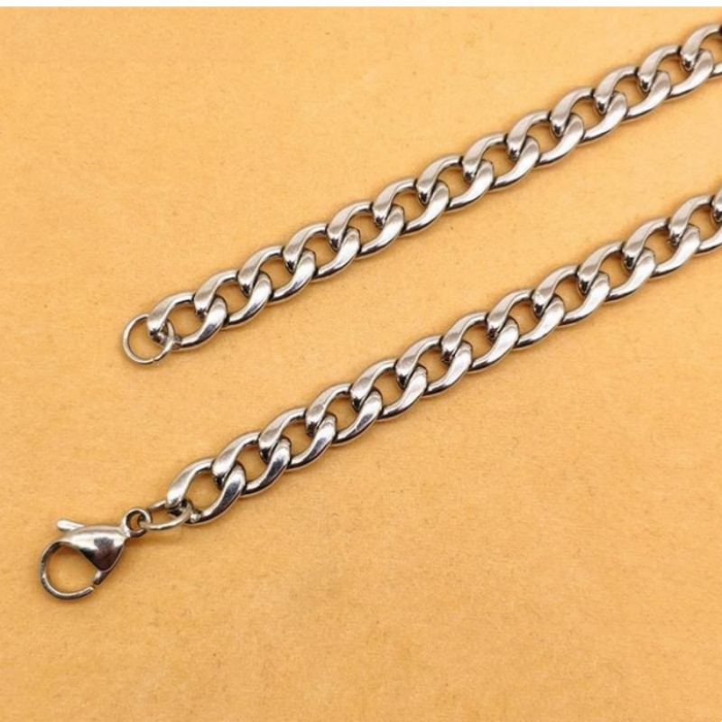 YQ 3MM-10MM 316L Stainless Ste - Cuban Link Chain 12Mm 评论和价格
